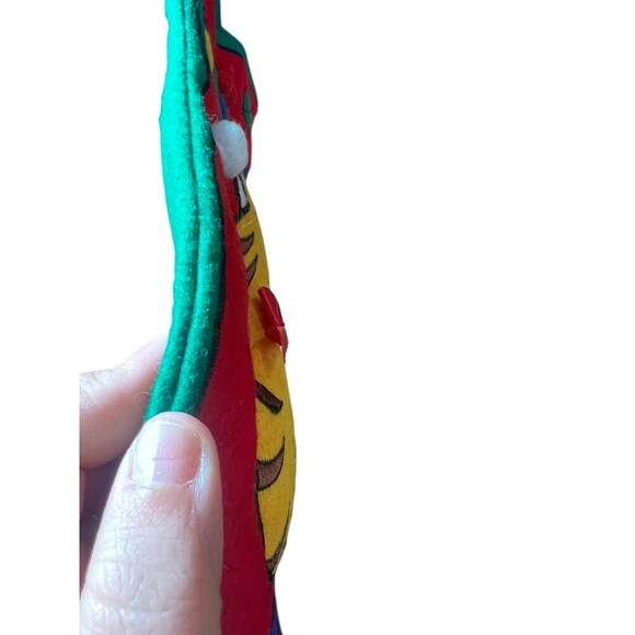 Rare L’Art Felt Fish Stockings – 14” Vintage Embroidered Cat Holiday Decor HTF - Picture 3 of 7